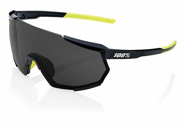 100% Racetrap 3.0 Sunglasses Gloss Black/Photochromic Lens