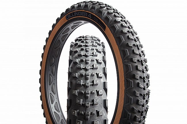 45Nrth Dillinger 4 Studded 26" 60 TPI Fat Bike Tire (TAN) 