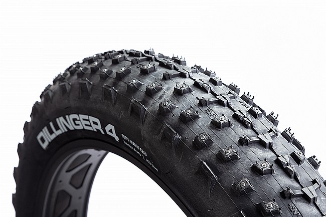 45Nrth Dillinger 4 Studded 60 TPI Fat Bike Tire 26 x 4.0 - Steel Carbide Studs