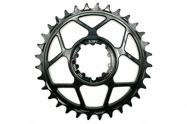 5DEV T-Type Aluminum Chainrings Black