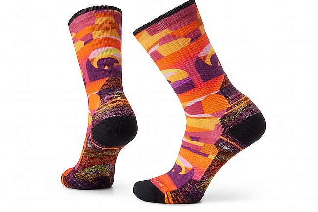 Smartwool Womens HLC Bear Country-Performance Socks Hiking Orange Rust