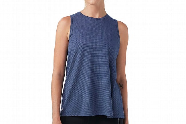 Smartwool Womens Active Mesh High Neck Tank Nightfall/Deep Navy