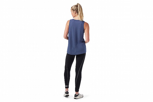 Smartwool Womens Active Mesh High Neck Tank Nightfall/Deep Navy