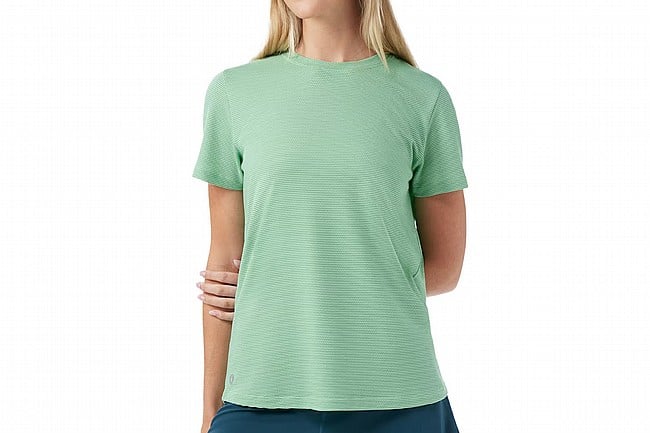 Smartwool Womens Active Mesh Short Sleeve Matcha Zen Heather