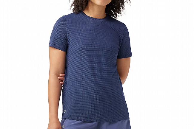 Smartwool Womens Active Mesh Short Sleeve Nightfall/Deep Navy