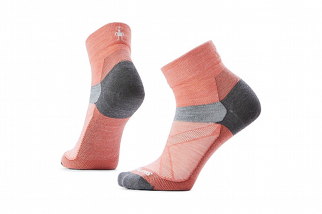 Smartwool Womens Cycle Zero Cushion Ankle Socks Wild Salmon