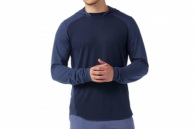 Smartwool Mens Active Mesh Hoodie Nightfall/Deep Navy