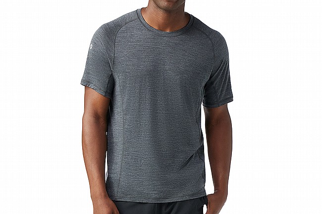 Smartwool Mens Active Ultralite Short Sleeve Charcoal Heather