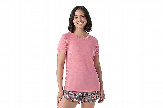 Smartwool Womens Active Ultralite Short Sleeve  Guava Pink