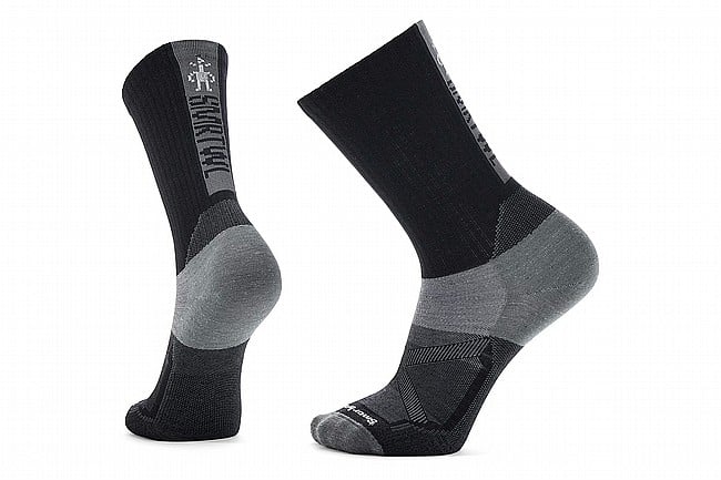 Smartwool Bike Zero Cushion Ribbed Crew Socks Black