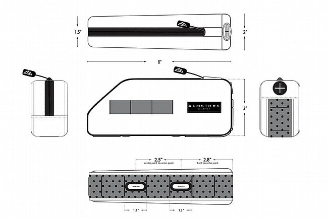 ALMSTHRE Top Tube Bag 