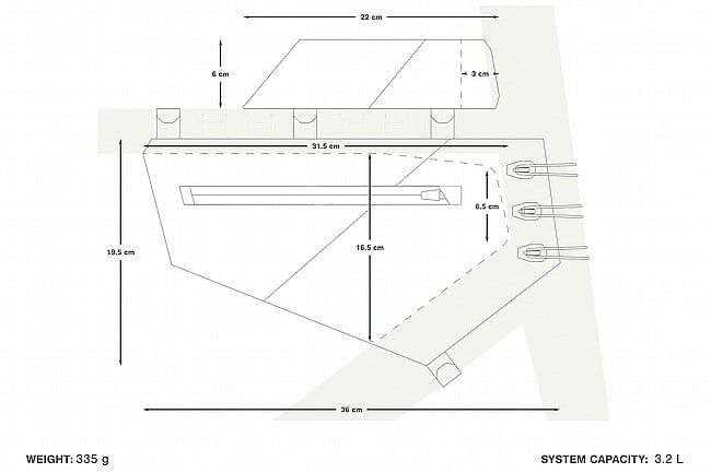 Apidura Aero System  Black - LG/XL
