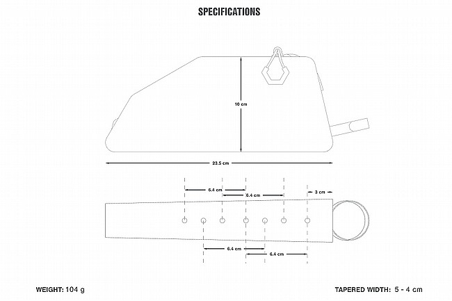 Apidura Expedition Bolt-On Top Tube Pack (1L) 