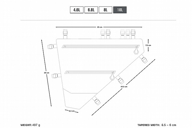 Apidura Expedition Full Frame Pack Anthracite - 10L