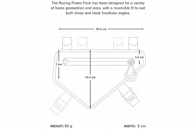 Apidura Racing Frame Pack 1L