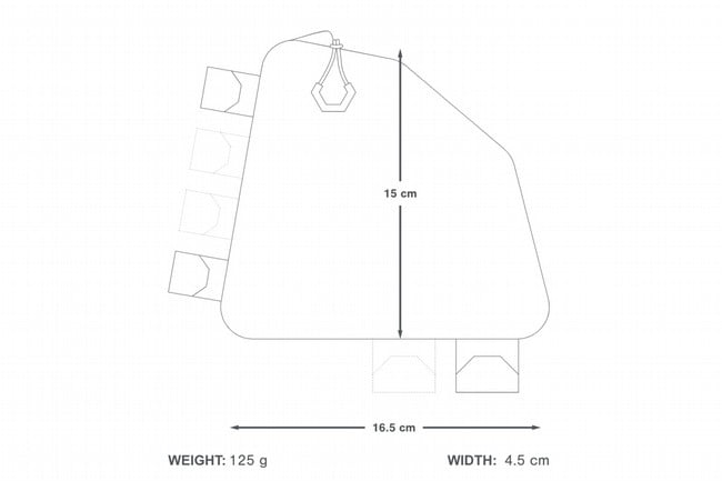 Apidura Racing Top Tube Pack Small - 0.7L