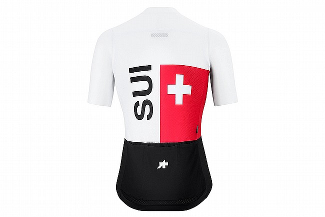 Assos Mens Swiss Cycling Jersey C2 EVO White Series