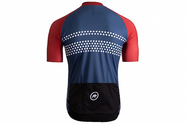 Assos Mens Velo Jersey LTD Red / Blue Velo
