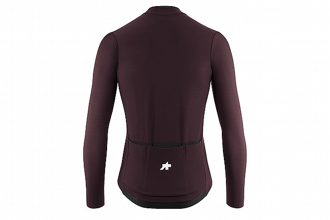 Assos Mens MILLE GT Spring Fall Long-Sleeve Jersey S11 Mulberry Brown