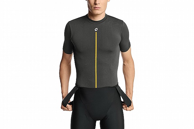 Assos Spring Fall Short-Sleeve Skin Layer P1  Anthracite Grey