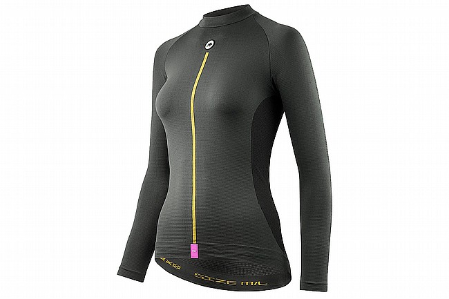 Assos Womens Spring Fall Long-Sleeve Skin Layer P1  Anthracite Grey