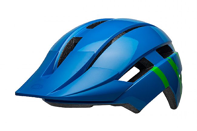 Bell Sidetrack II Youth MIPS Helmet (2020) Strike Gloss Blue/Green