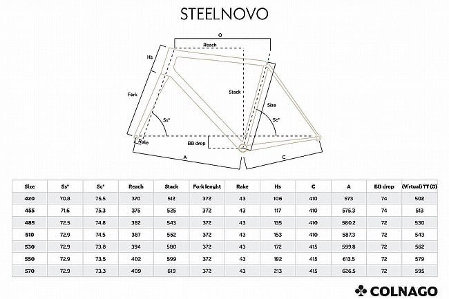 Colnago Steelnovo Frameset 