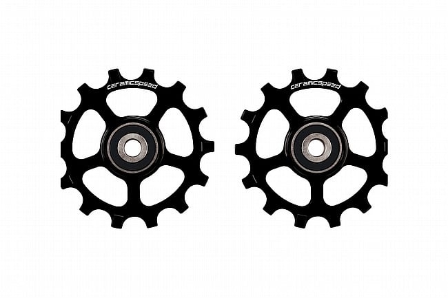 CeramicSpeed Shimano XT/XTR 12s NW Pulley Wheels Black - 14T Narrow Wide