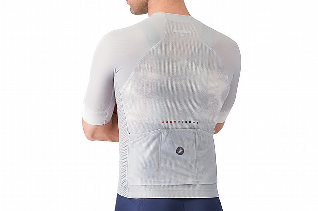 Castelli Mens Climbers A/C Jersey Silver Grey/Smokey Grey