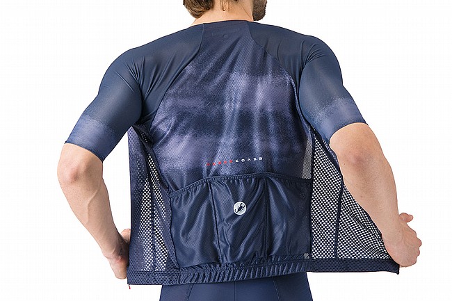 Castelli Mens Climbers A/C Jersey Belgian Blue/Winter Sky