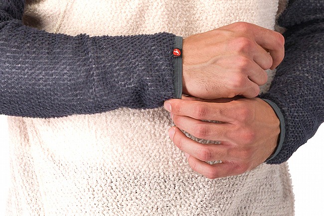 Castelli Mens Alpha Fleece Hoodie Silver Grey/Dark Grey