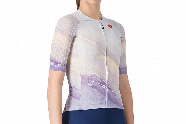 Castelli Womens Aero Pro 8S Jersey Multicolor Purple