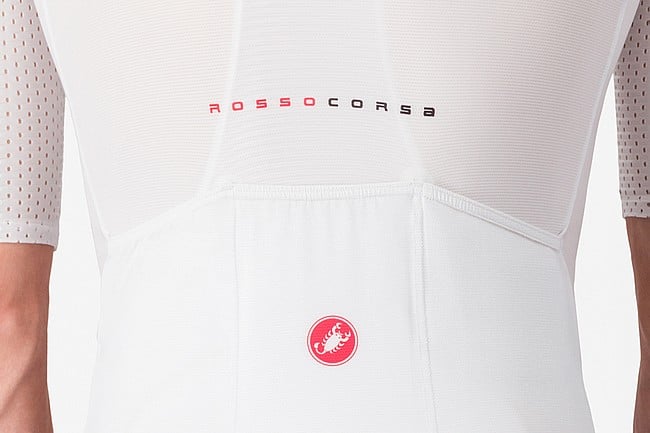 Castelli Mens Aero Race 8S Jersey White
