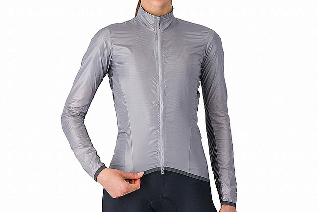 Castelli Womens Aria Shell 2 Jacket Silver Gray