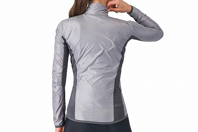 Castelli Womens Aria Shell 2 Jacket Silver Gray