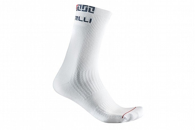 Castelli Mens Bandido Merino 18 Sock White