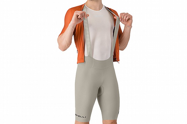 Castelli Mens Espresso 2 Bibshort Silver Moon