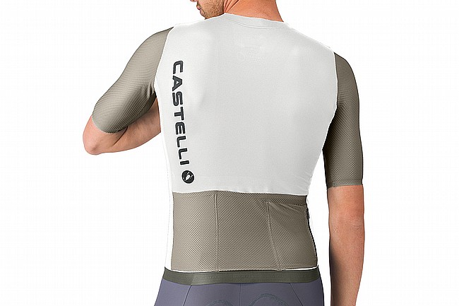 Castelli Mens Corretto Jersey Ivory/Clay-Black