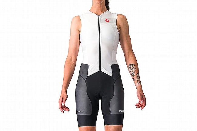 Castelli Womens Free Sanremo W Suit Sleeveless White / Black