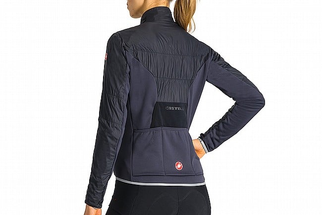 Castelli Womens Unlimited Jacket Light Black/Dark Grey