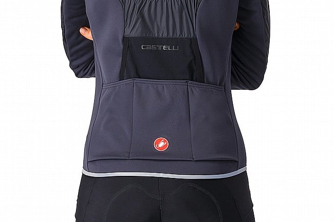 Castelli Womens Unlimited Jacket Light Black/Dark Grey