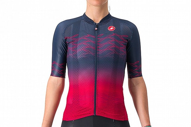 Castelli Womens Climbers 2.0 Jersey Belgian Blue/Persian Red