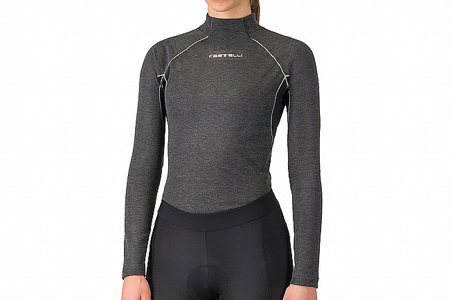 Castelli Womens Flanders 2 Warm Long Sleeve Top  Gray