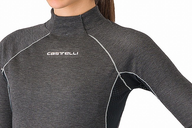 Castelli Womens Flanders 2 Warm Long Sleeve Top  Gray