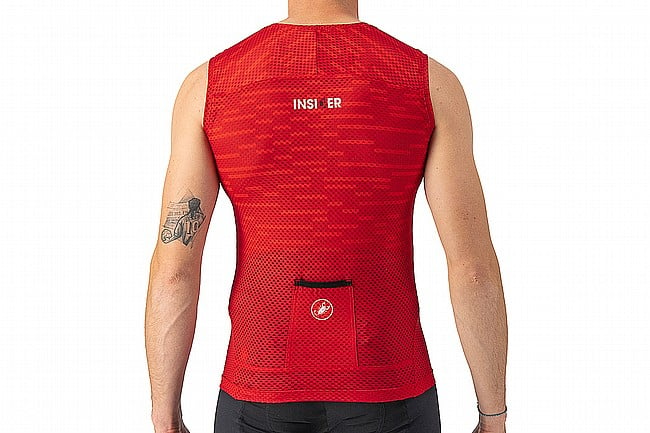 Castelli Mens Insider Sleeveless Jersey Dark Red