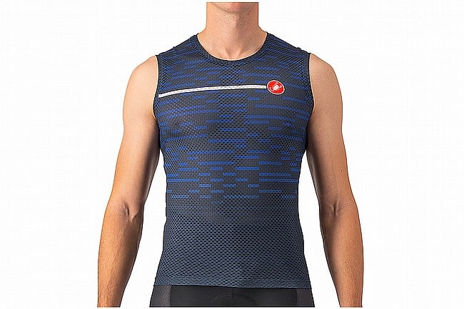 Castelli Mens Insider Sleeveless Jersey Savile Blue