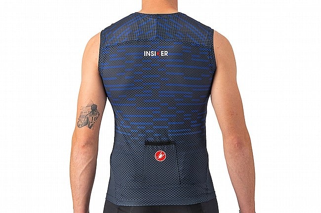 Castelli Mens Insider Sleeveless Jersey Savile Blue