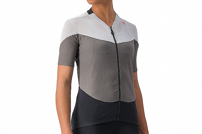 Castelli Womens Gradient Color Block Jersey gunmetal gray/silver gray