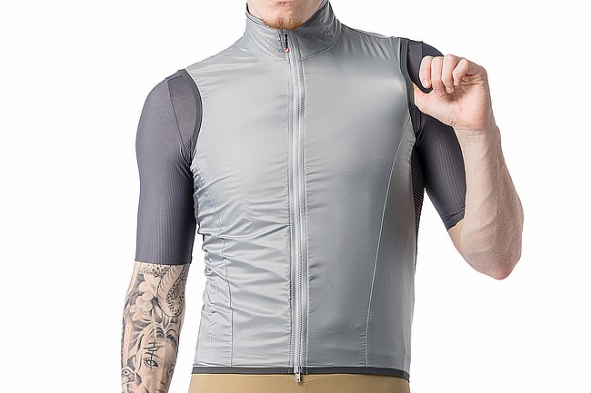 Castelli Mens Aria 2 Vest Silver Gray/Dark Gray