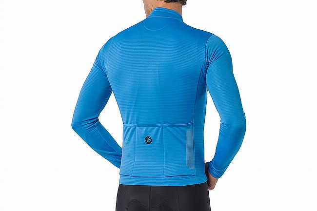 Castelli Mens Puro 4.1 Long Sleeve Jersey  Blue Circuit